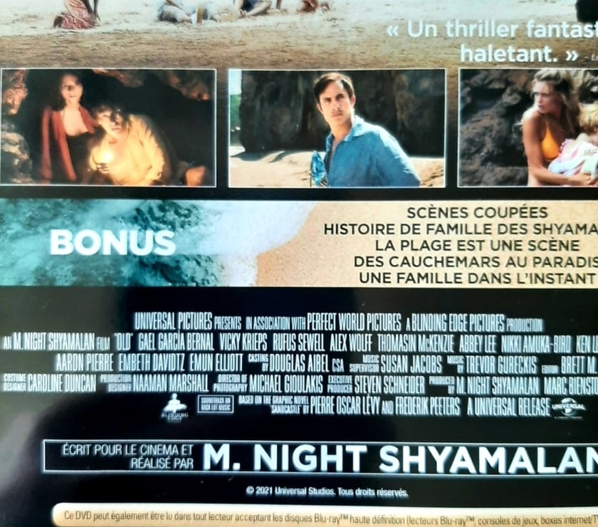 DVD occasion Pas-de-Calais Ruitz - 62620 - Photos Vivastreet Old dvd Shyamalan
