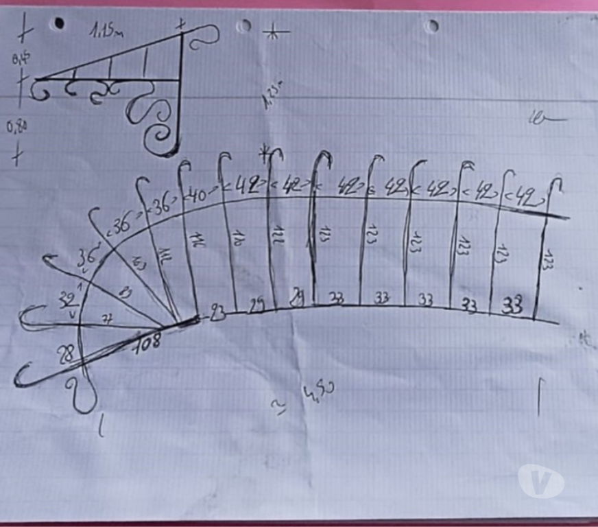 Décoration - art Vosges Rainville - 88170 - Photos Vivastreet Marquise en fer forgée