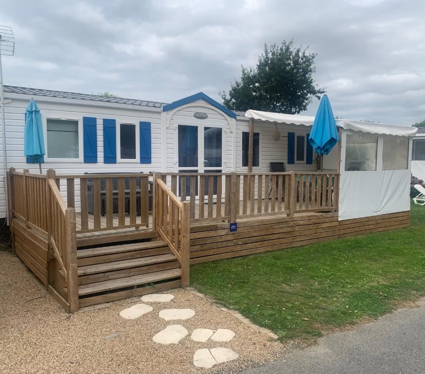 location saisonniere Louannec Côtes-d'Armor - Photos Vivastreet Mobilhome 6 Pers camping ***