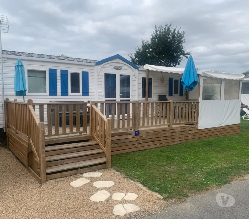 location saisonniere Côtes-d'Armor Louannec - 22700 - Photos Vivastreet Mobilhome 6 Pers camping ***