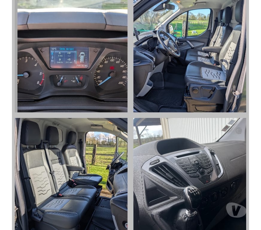 Véhicules commerciaux & utilitaires d'occasion Mayenne Le Bourgneuf la Foret - 53410 - Photos Vivastreet Ford Transit Custom Aménagé VanLife