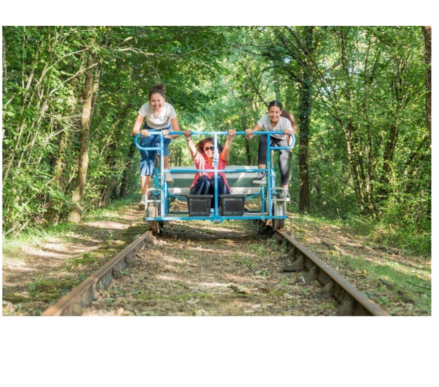 Evenements sportifs Vienne Chauvigny - Photos Vivastreet 2 billets pour le Vélorail de Chauvigny (Grand parcours)