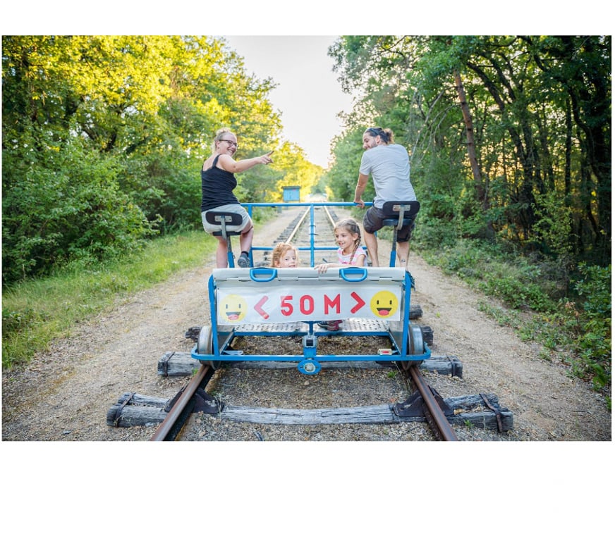 Evenements sportifs Vienne Chauvigny - Photos Vivastreet 2 billets pour le Vélorail de Chauvigny (Grand parcours)