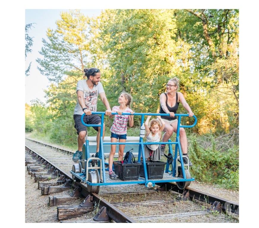 Evenements sportifs Vienne Chauvigny - Photos Vivastreet 2 billets pour le Vélorail de Chauvigny (Grand parcours)