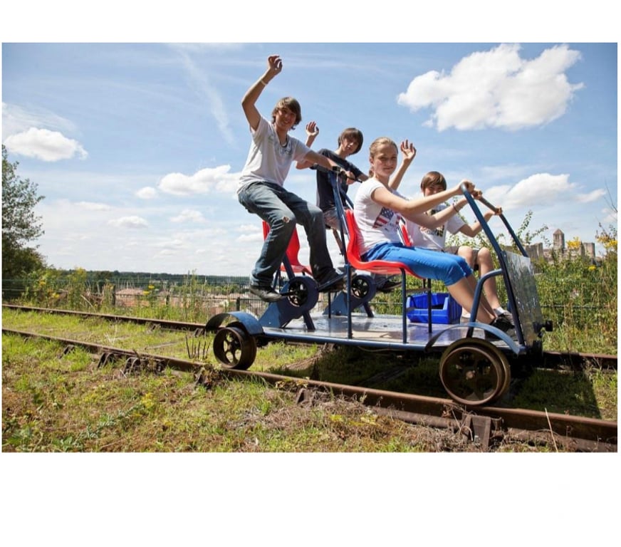 Evenements sportifs Vienne Chauvigny - Photos Vivastreet 2 billets pour le Vélorail de Chauvigny (Grand parcours)