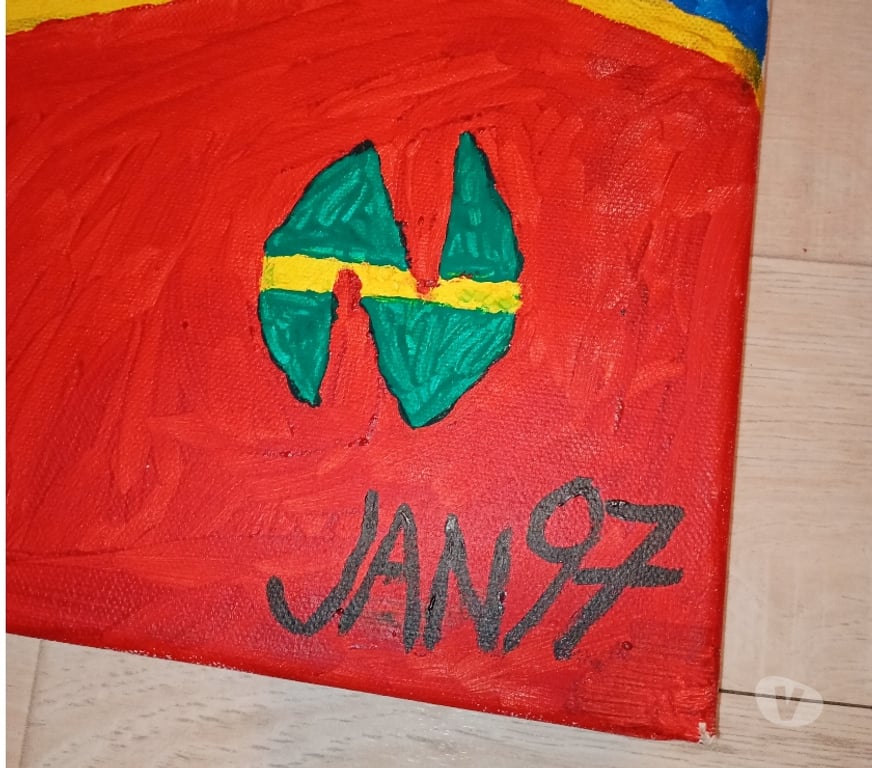 Décoration - art Paris Paris 17ème ardt - 75017 - Photos Vivastreet Tableau joueur de foot équipe Espagne manga