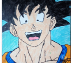 Peinture sur toile san goku