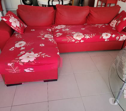 Ameublement & art de la table Rognac Bouches-du-Rhône - Photos Vivastreet Canapé d'encle rouge.