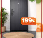 Porte acier Stock