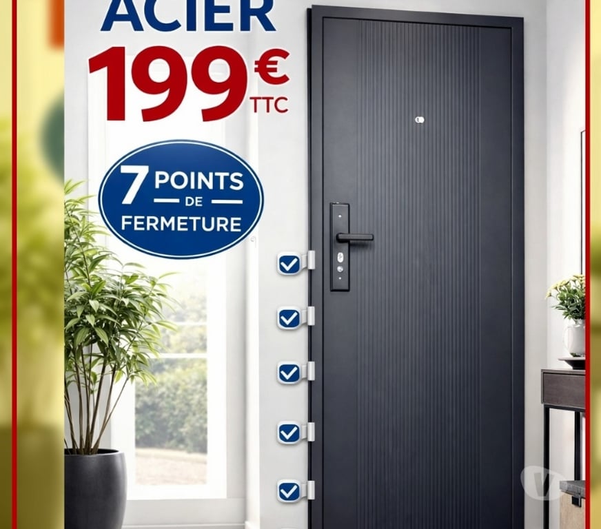  Somme Aizecourt le Bas - 80240 - Photos Vivastreet Porte d' entrée acier