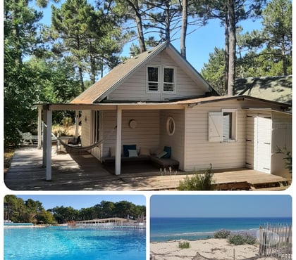 location saisonniere Le Porge Gironde - Photos Vivastreet La Jenny Cabane de charme, forêt et océan