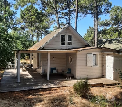 location saisonniere Le Porge Gironde - Photos Vivastreet La Jenny Cabane de charme, forêt et océan