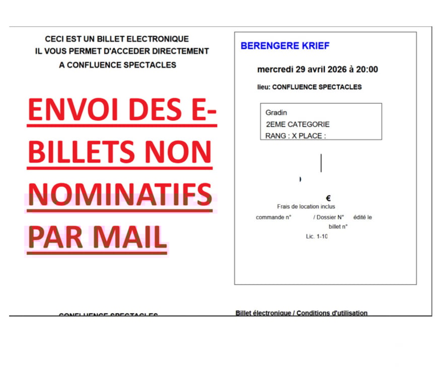 Spectacles Vaucluse Avignon - 84000 - Photos Vivastreet 2 places pour Bérengère Krief - Sexe mercredi 29 avril