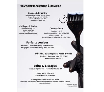 Autres services Toulouse Toulouse - Photos Vivastreet Coiffure à domicile Balma Toulouse et alentours