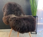 Tapis décoratif suédois en peau de mouton