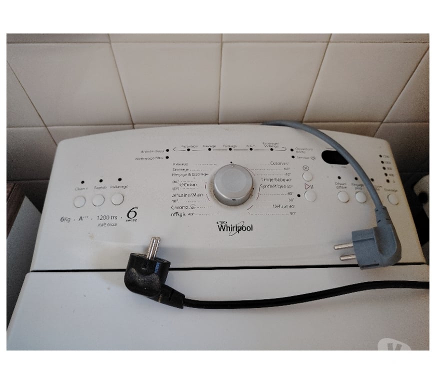 Electroménager occasion Val-d'Oise Argenteuil - 95100 - Photos Vivastreet VENTE MACHINE A LAVER WHIRPOOL 6e SENS