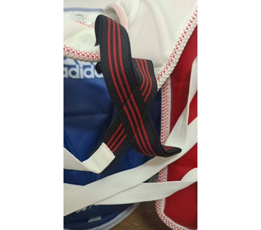 Matériel de sport Val-de-Marne Maisons Alfort - 94700 - Photos Vivastreet Plastron Taekwondo Adidas (Neuf + Réversible Rouge Bleu)