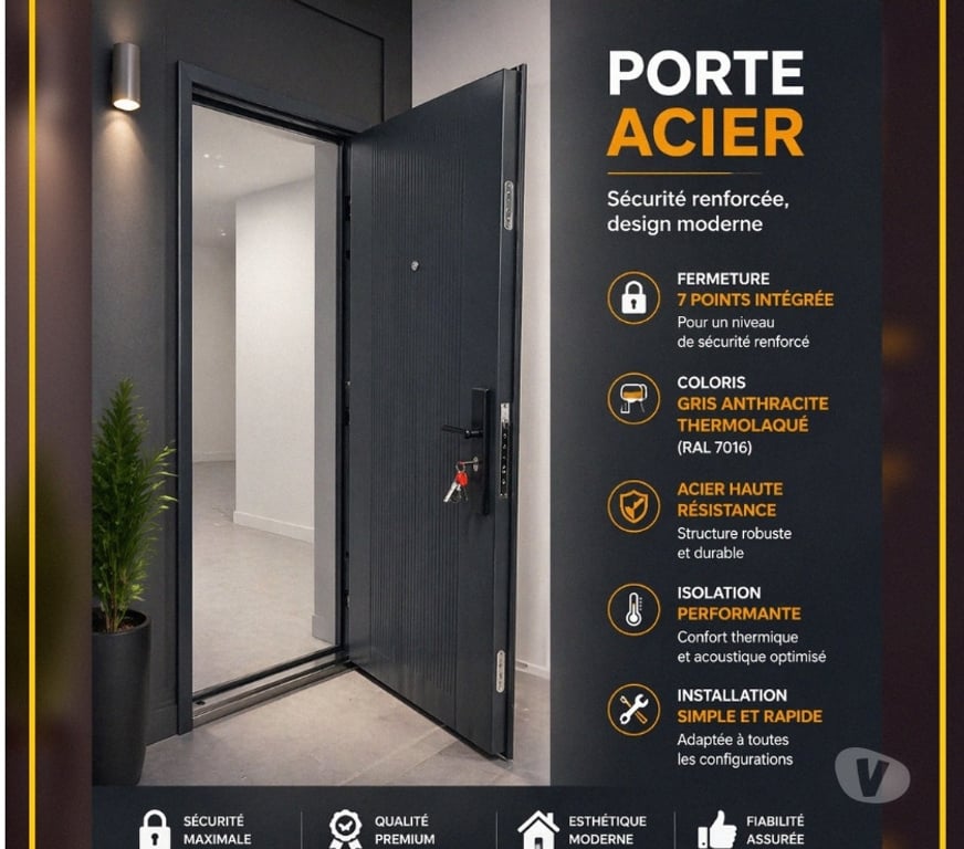  Aube Troyes - 10000 - Photos Vivastreet Porte acier alu