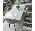Table a manger marbre avec 4 chaises