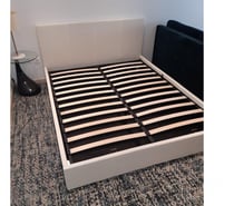 Lit coffre bastin avec matelas 140x190