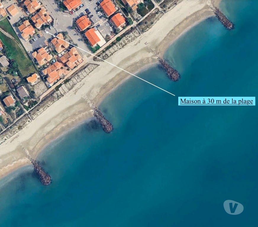 Vente Maison Hérault Frontignan - 34110 - Photos Vivastreet Maison de plage à 30 m de la mer !
