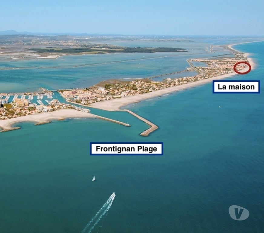 Vente Maison Hérault Frontignan - 34110 - Photos Vivastreet Maison de plage à 30 m de la mer !
