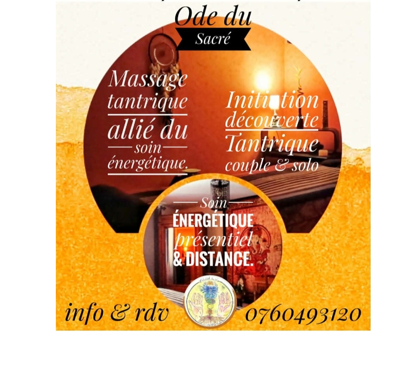 Annonce massage Ceyrat Puy-de-Dôme - Photos Vivastreet Ode du Sacré massage tantrique, Soin énergétique