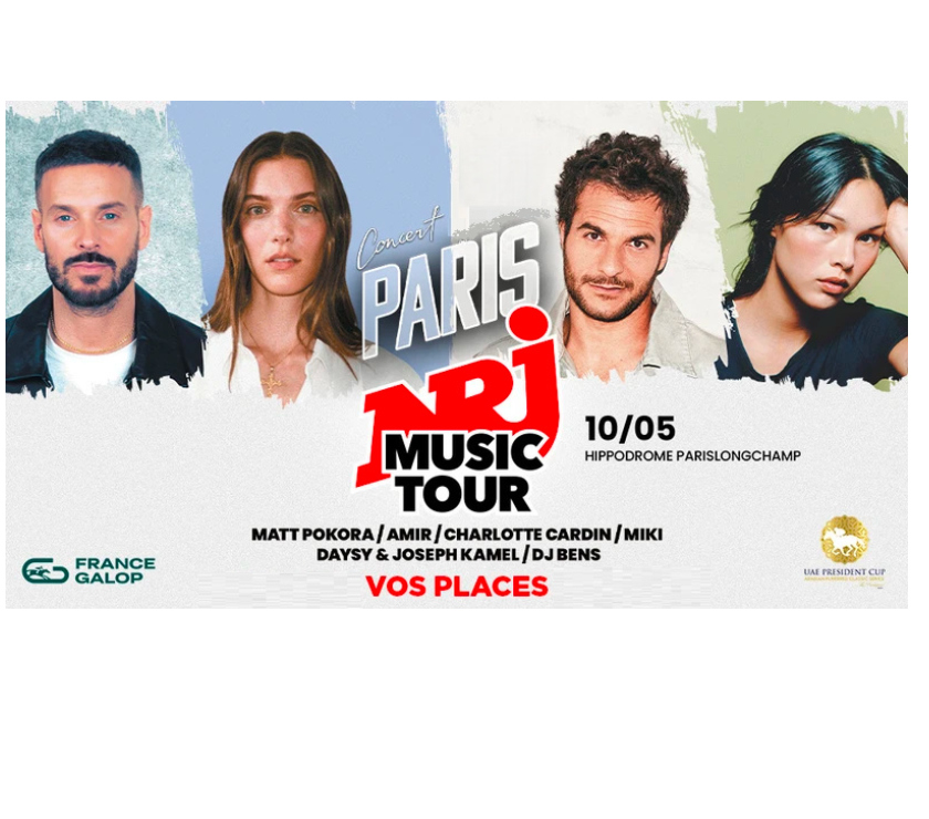 Spectacles Paris 16ème ardt Paris - Photos Vivastreet Plusieurs places pour NRJ music tour ce dimanche 10 mai