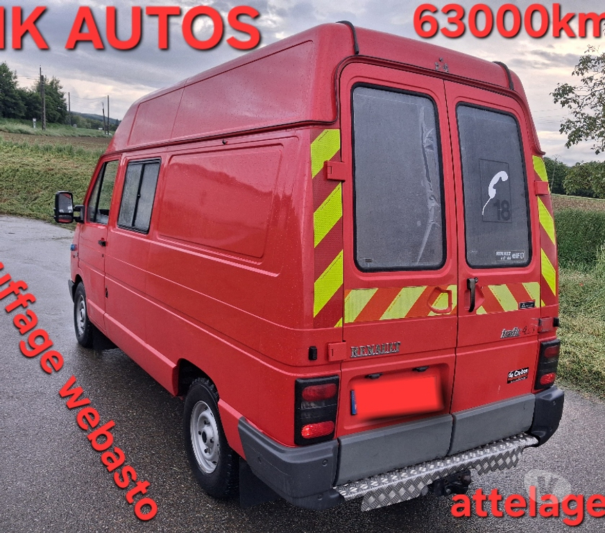 Véhicules commerciaux & utilitaires d'occasion Rhône Marennes - 69970 - Photos Vivastreet Trafic 4x4 2.5 diesel 63000km