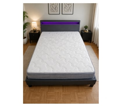 Ameublement - art de la table Paris 1er ardt Paris - Photos Vivastreet Lit Sommier LED Avec Matelas Neuf – Livraison Disponible