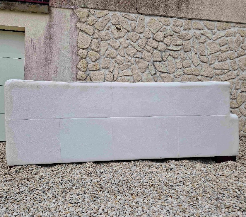 Ameublement & art de la table Marne Reims - Photos Vivastreet CANAPE D’ANGLE CONVERTIBLE BLANC, état d’usage, Reims