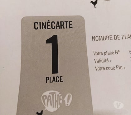 Photos Vivastreet Billet de cinéma Pathé