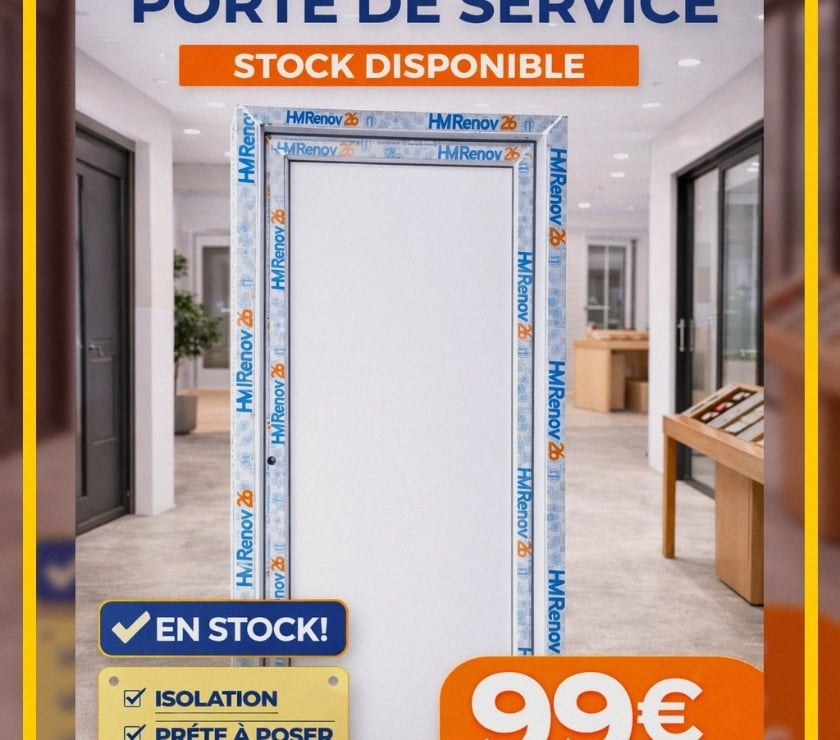  Aisne St Quentin - 02100 - Photos Vivastreet Porte de service PVC