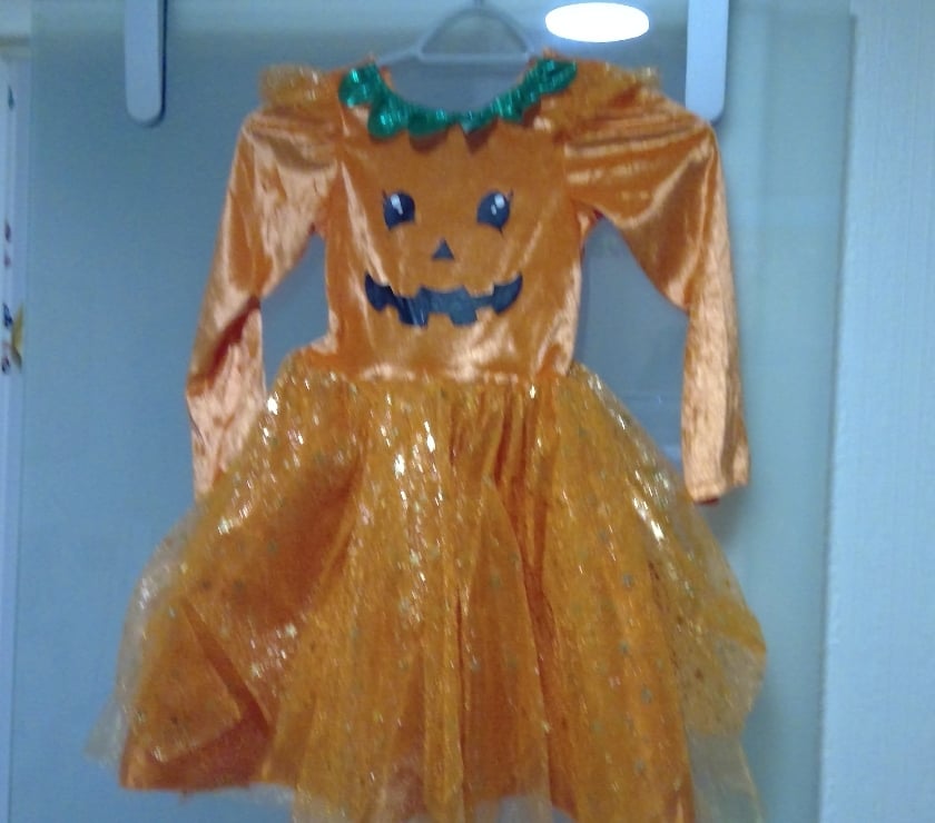 Vêtements bébés Biron Charente-Maritime - Photos Vivastreet 14€ Pumpkin Dress Set 5 - 6 ans