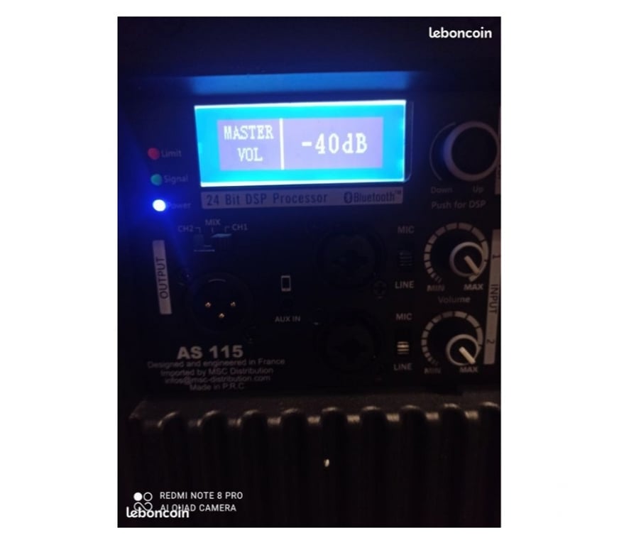 Instruments de musique Vienne Brux - 86510 - Photos Vivastreet 2 Enceinte AS115 actif Mac-Mah
