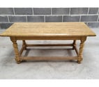 Belle table basse en bois massif – Authentique & robuste