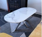 Paris 18ème ardt - Paris — Table basse ceramique blanc