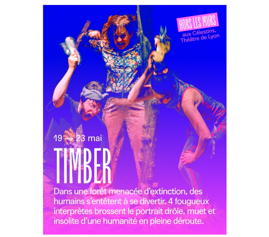 Spectacles Rhône Lyon - Photos Vivastreet 2 places pour la pièce " TIMBER " mardi 19 mai à Lyon