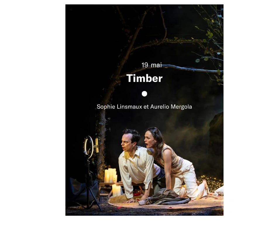 Spectacles Rhône Lyon - Photos Vivastreet 2 places pour la pièce " TIMBER " mardi 19 mai à Lyon