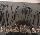 Port de Bouc - Bouches-du-Rhône — Lot 10 Colliers Pendentifs Rock Biker Gothique Tête De Mort