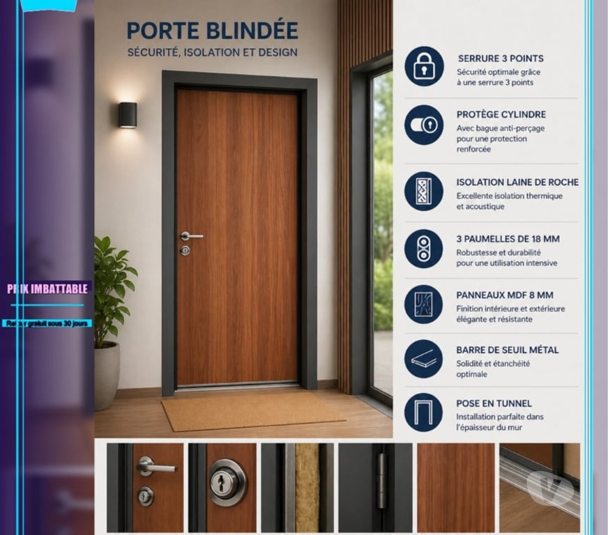  Ain Bourg en Bresse - 01000 - Photos Vivastreet Porte blindée en stock