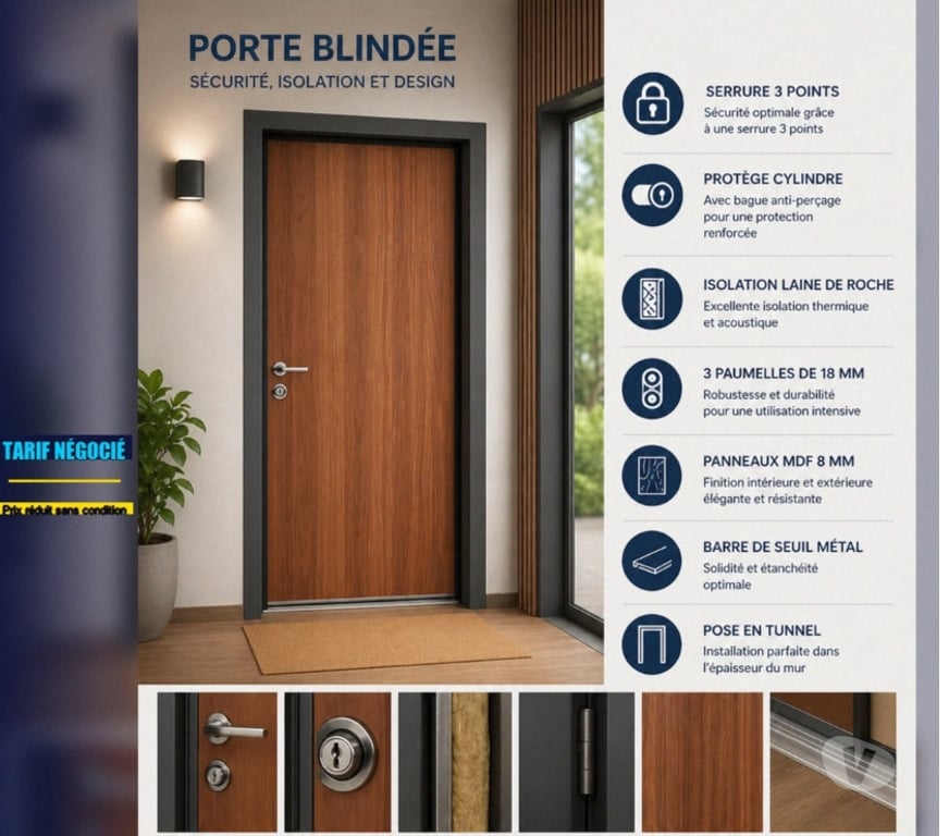  Ain Bourg en Bresse - 01000 - Photos Vivastreet Porte blindée en stock