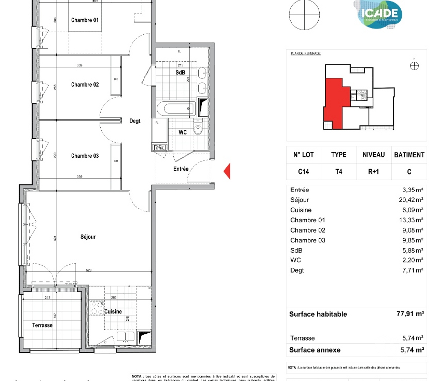 Appartements à vendre Val-de-Marne Ivry sur Seine - 94200 - Photos Vivastreet 4 pièces cosy, traversant, terrasse, parking, Ivry Port