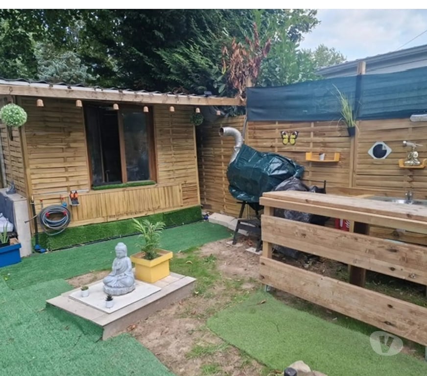 Vente Maison Yvelines St Illiers la Ville - 78980 - Photos Vivastreet Mobilhome OHARA sur terrain de 400 m2 dans un camping