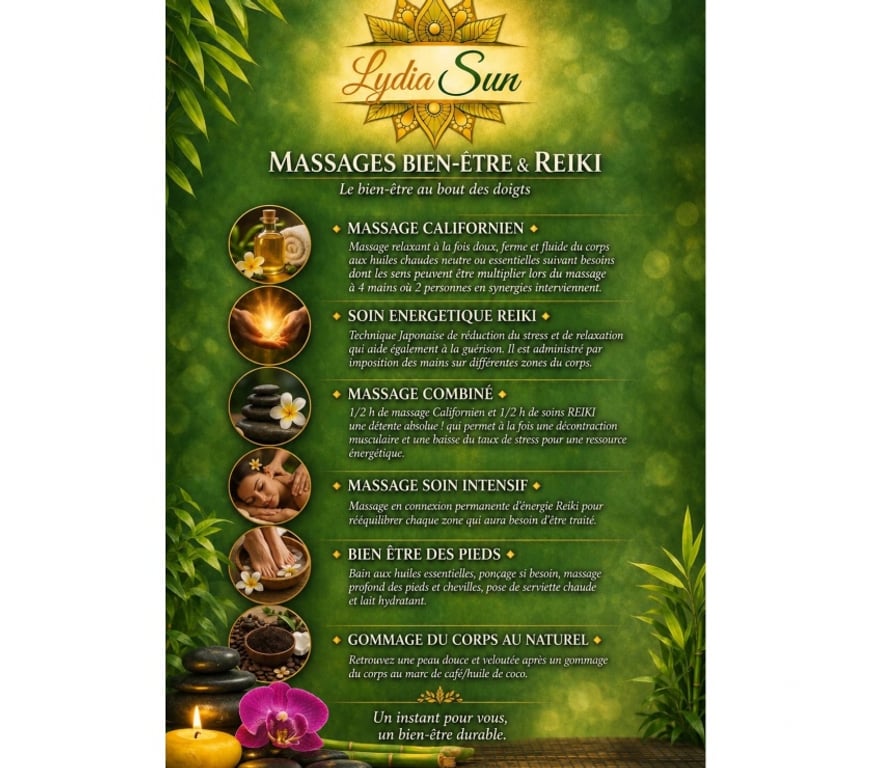 Massages Gard Ners - 30360 - Photos Vivastreet Massages bien-être et soins énergétiques Reiki