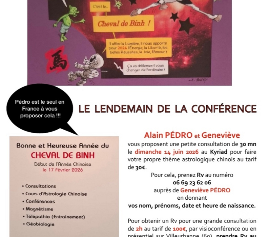 Autres sorties Saône-et-Loire Montchanin - 71210 - Photos Vivastreet ASTROLOGIE CHINOISE