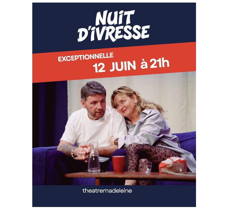 Spectacles Paris 8ème ardt Paris - Photos Vivastreet 2 places pour NUIT D'IVRESSE à Paris vendredi 12 juin 21H