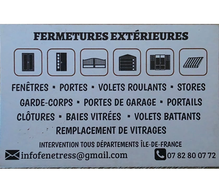 Artisans - Dépannages Les Clayes sous Bois Yvelines - Photos Vivastreet Fermetures Extérieures