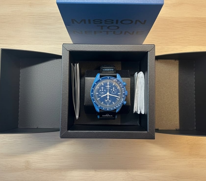 Montres occasion Paris Paris 7ème ardt - 75007 - Photos Vivastreet Omega X Swatch - Montre Moonswatch Mission To Neptune