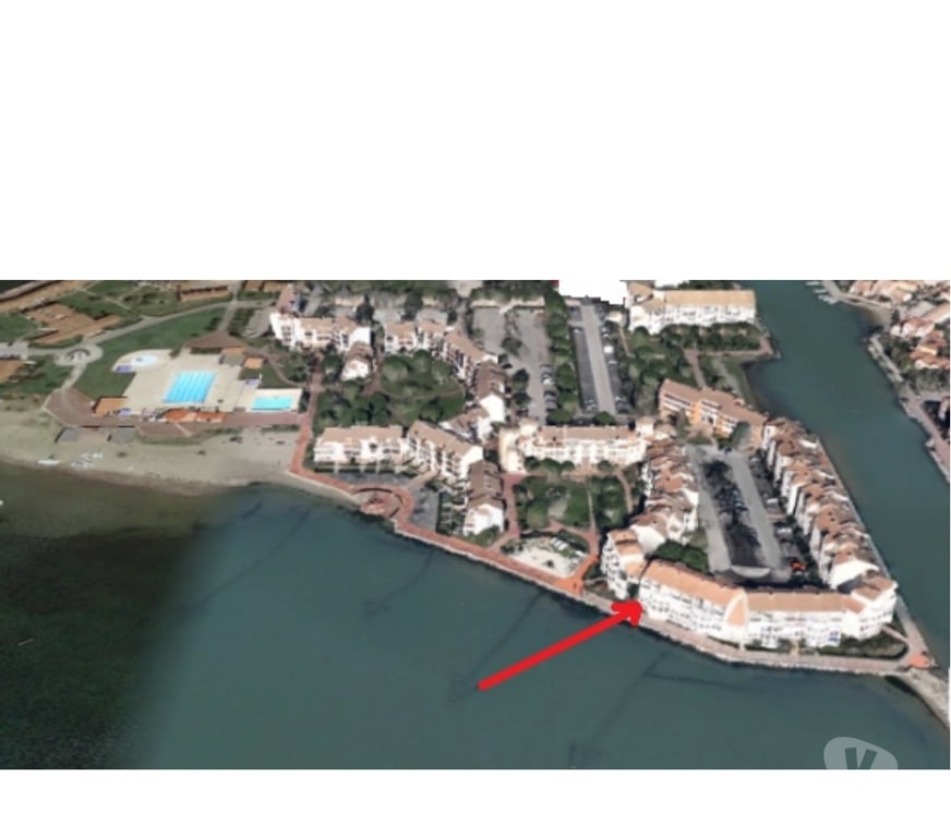 location saisonniere Pyrénées-Orientales Le Barcares - 66420 - Photos Vivastreet Beau T2 Traversant rez vue directe à 180° sur l'eau
